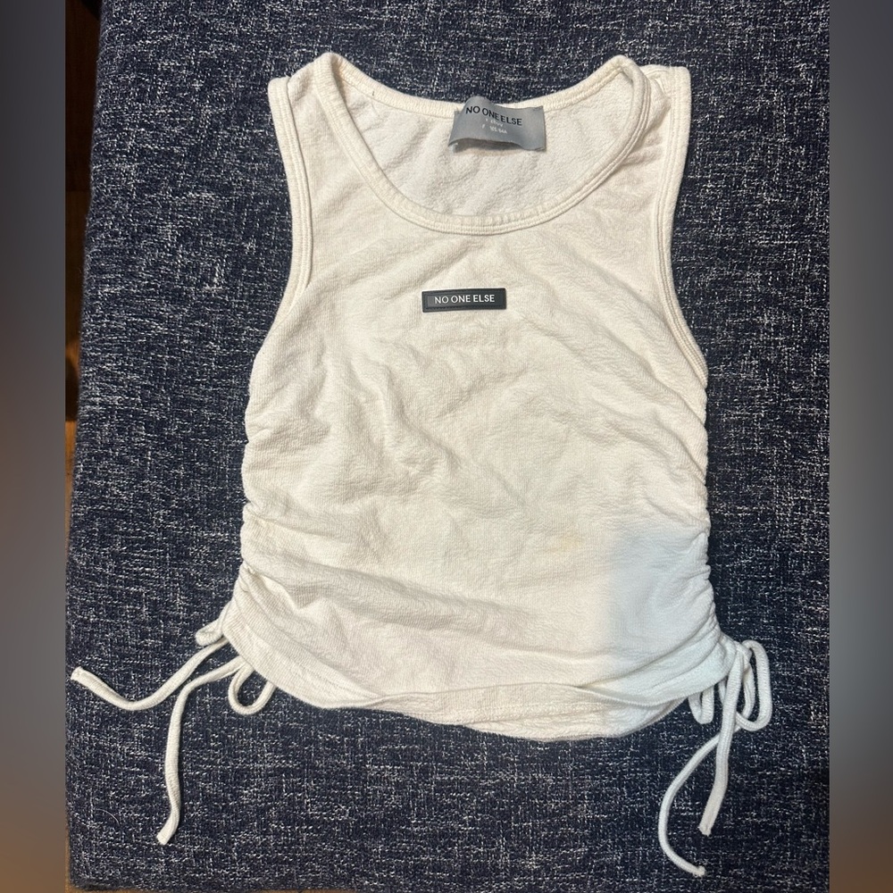 100% Cotton No One Else top